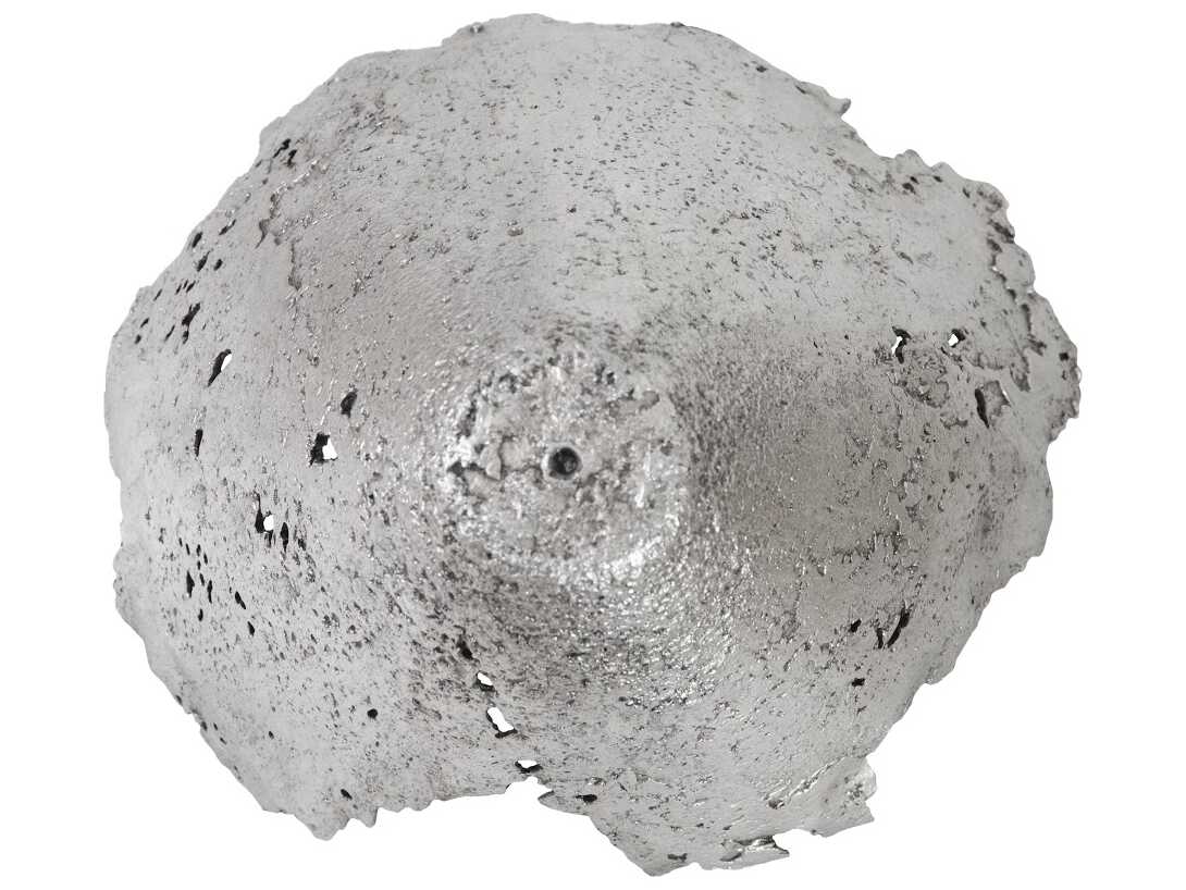 Phillips Collection Jagged Splash Bowl Silver Leaf 3D Wall Art