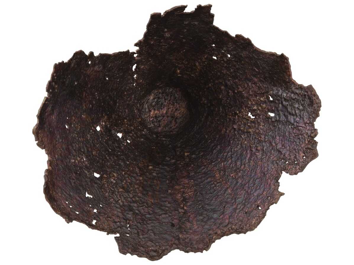 Phillips Collection Jagged Splash Bowl Oxidized Copper 3D Wall Art