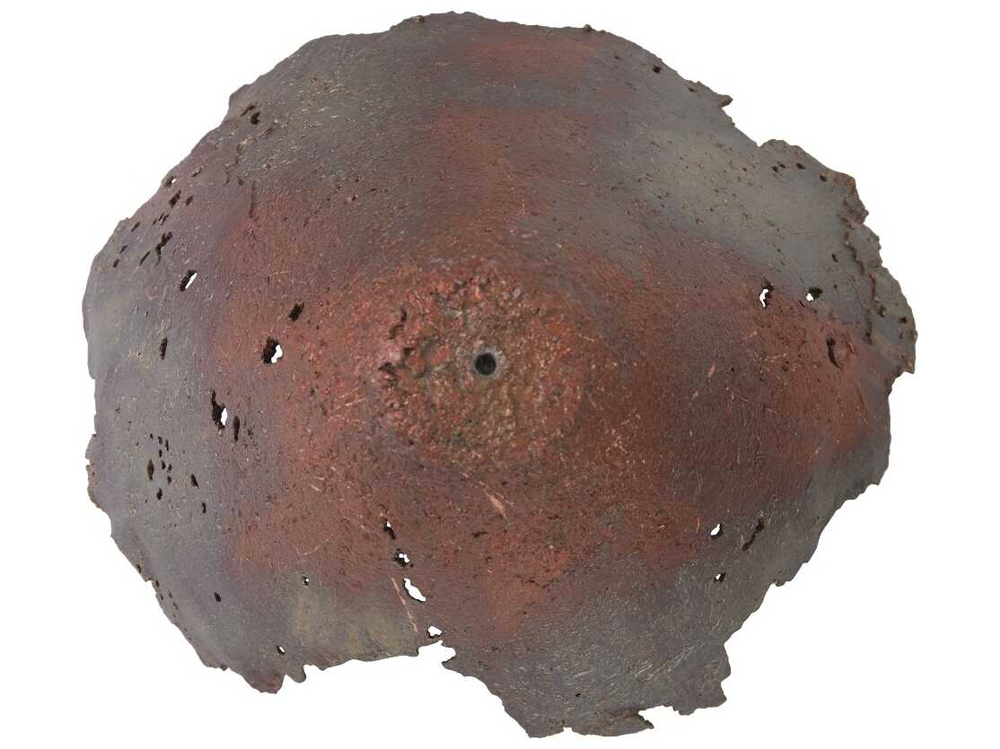 Phillips Collection Jagged Splash Bowl Oxidized Copper 3D Wall Art