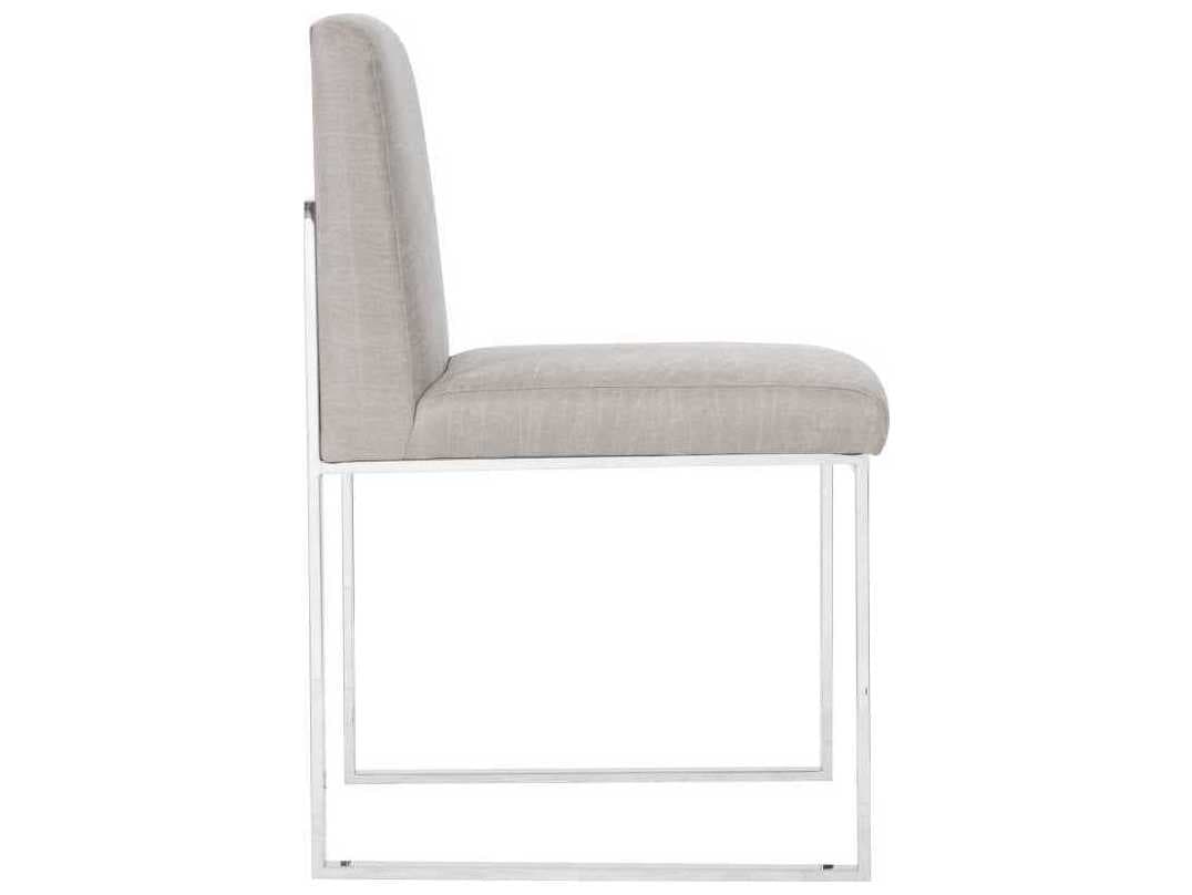 Phillips Collection Beige Upholstered Side Dining Chair
