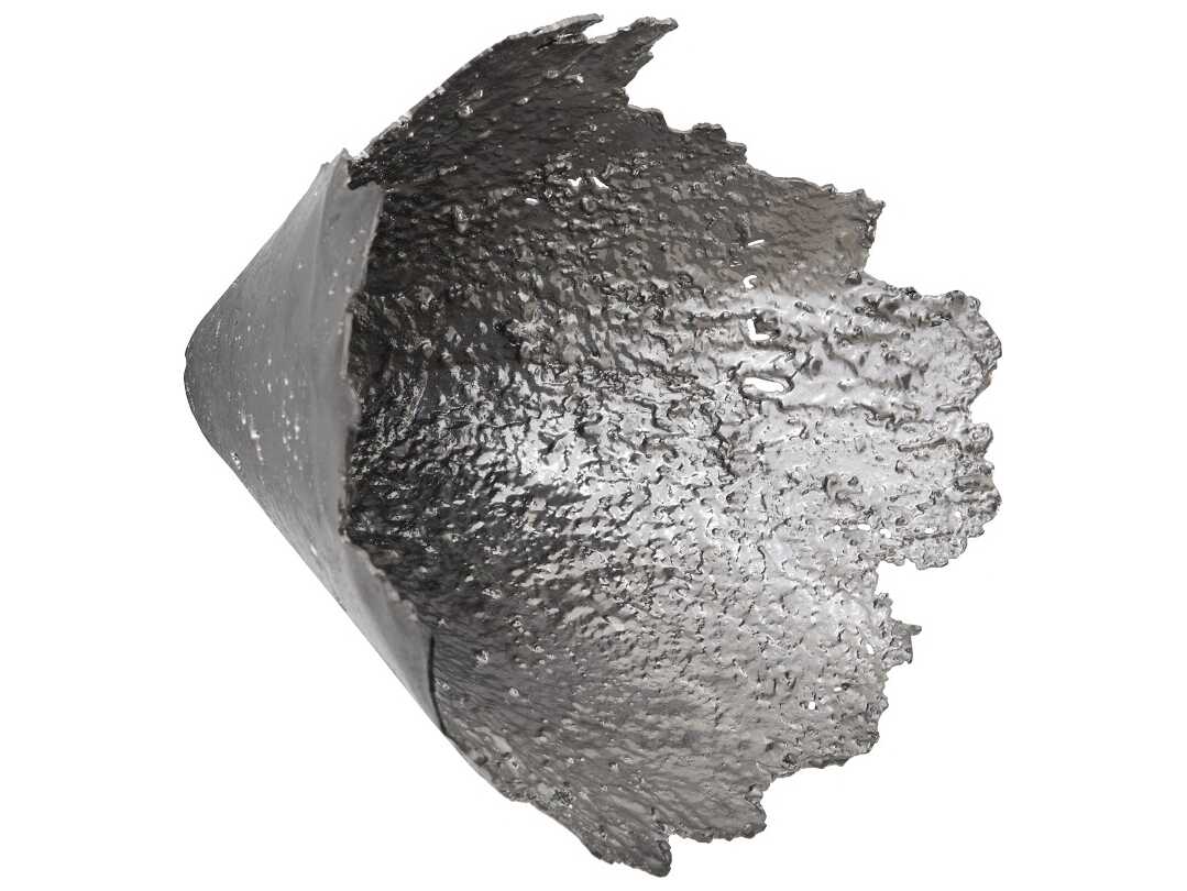 Phillips Collection Jagged Splash Bowl Liquid Silver 3D Wall Art