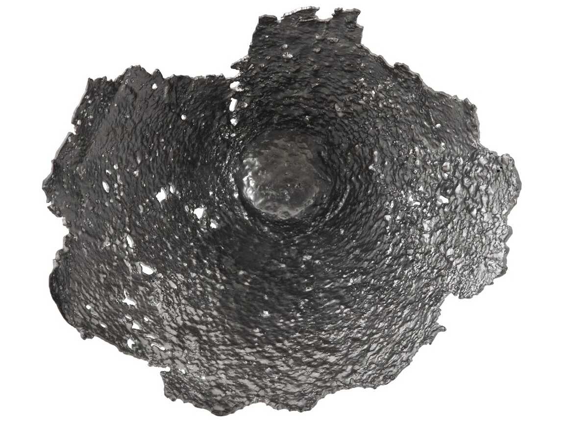 Phillips Collection Jagged Splash Bowl Liquid Silver 3D Wall Art