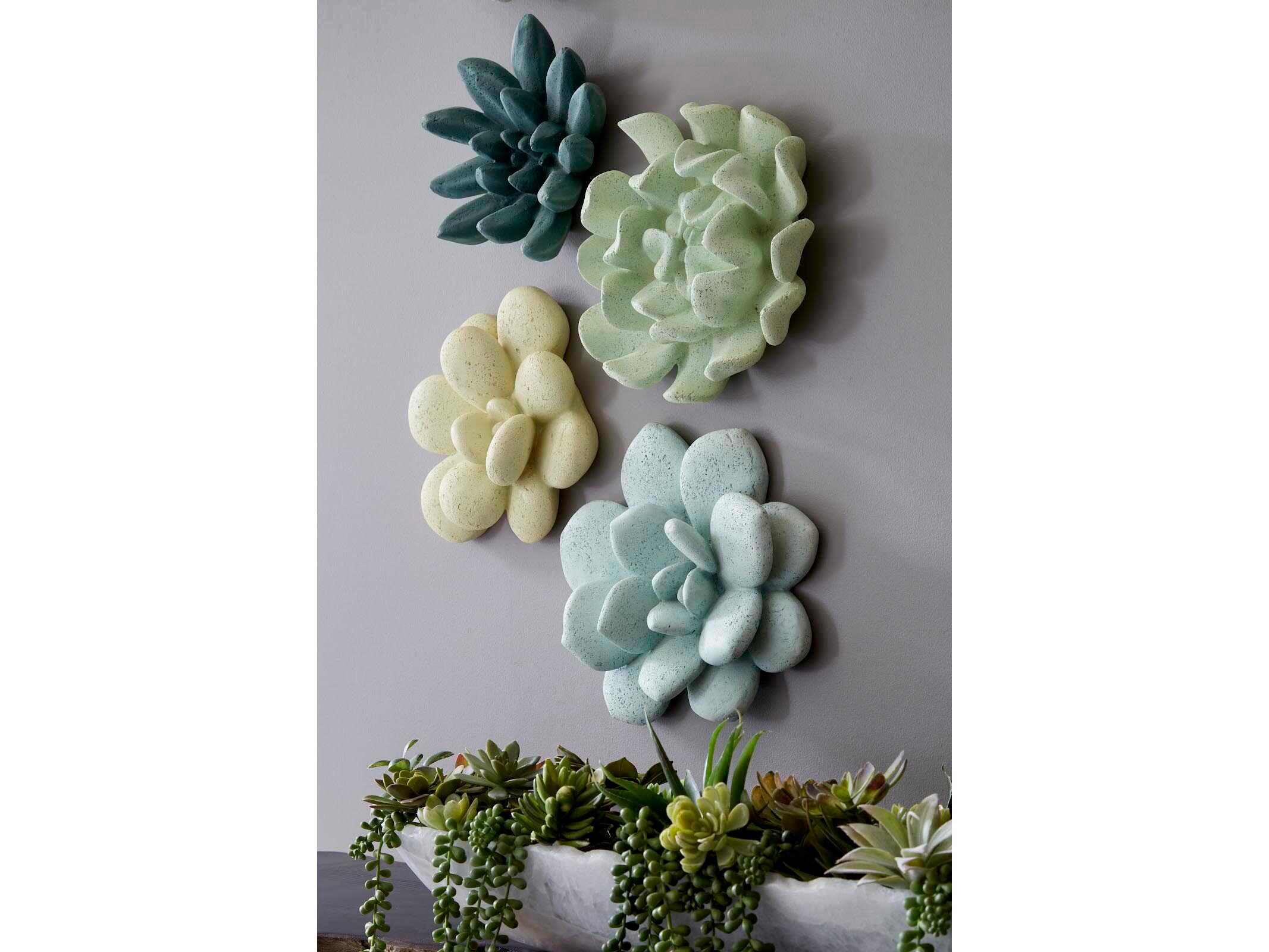 Phillips Collection Laui Succulent Sage 3D Wall Art