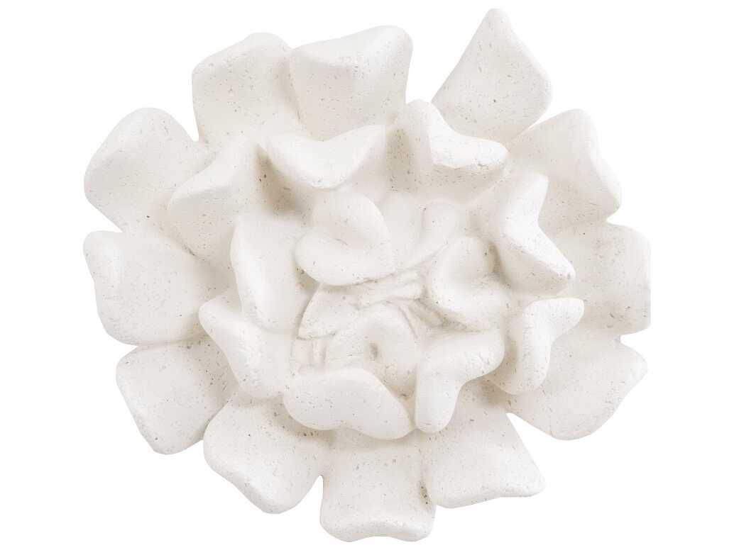 Phillips Collection Topsy Turvy Succulent White Stone 3D Wall Art