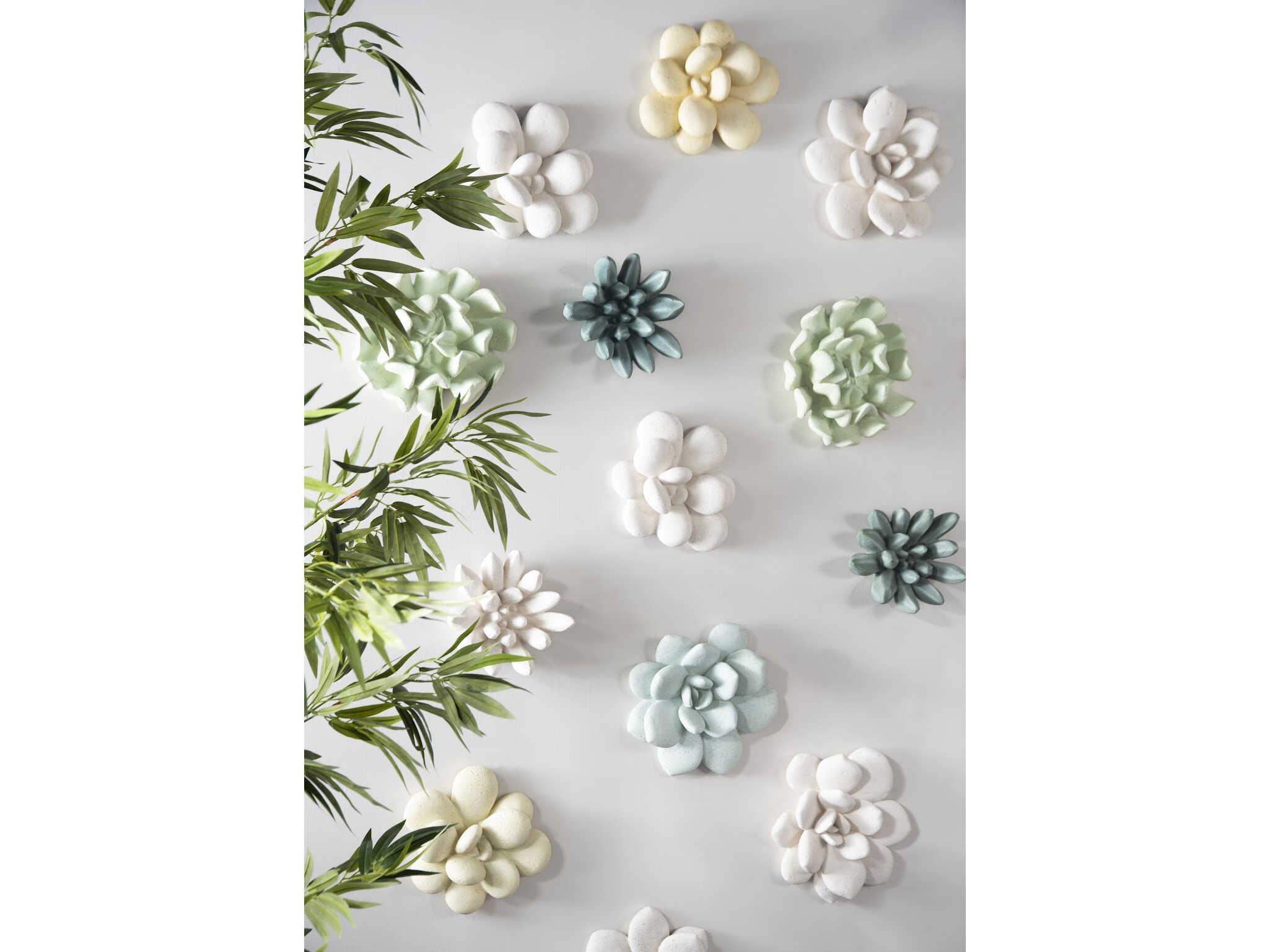 Phillips Collection Topsy Turvy Succulent Jade 3D Wall Art