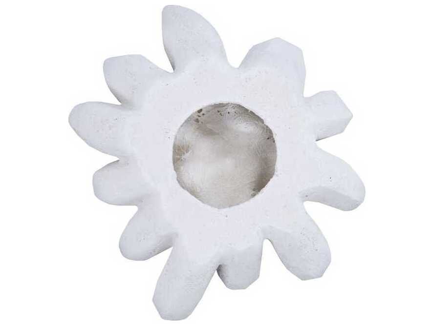 Phillips Collection Compactum Succulent White Stone 3D Wall Art