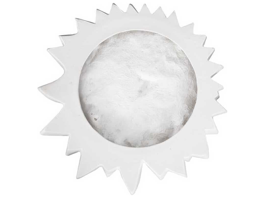 Phillips Collection Dahlia Flower Gel Coat White 3D Wall Art