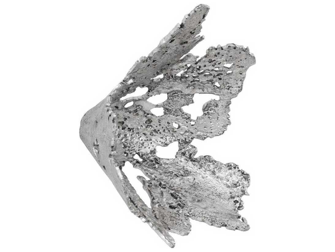 Phillips Collection Perforated Splash Bowl Silver Leaf 3D Wall Art
