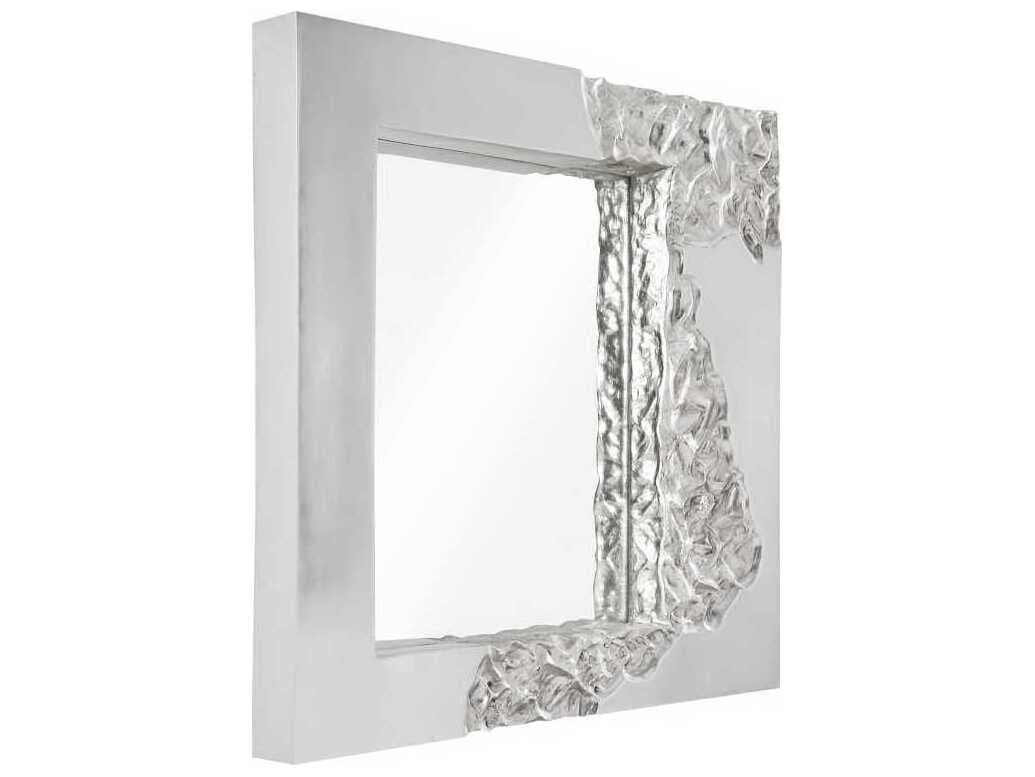 Phillips Collection Silver Leaf Square Wall Mirror