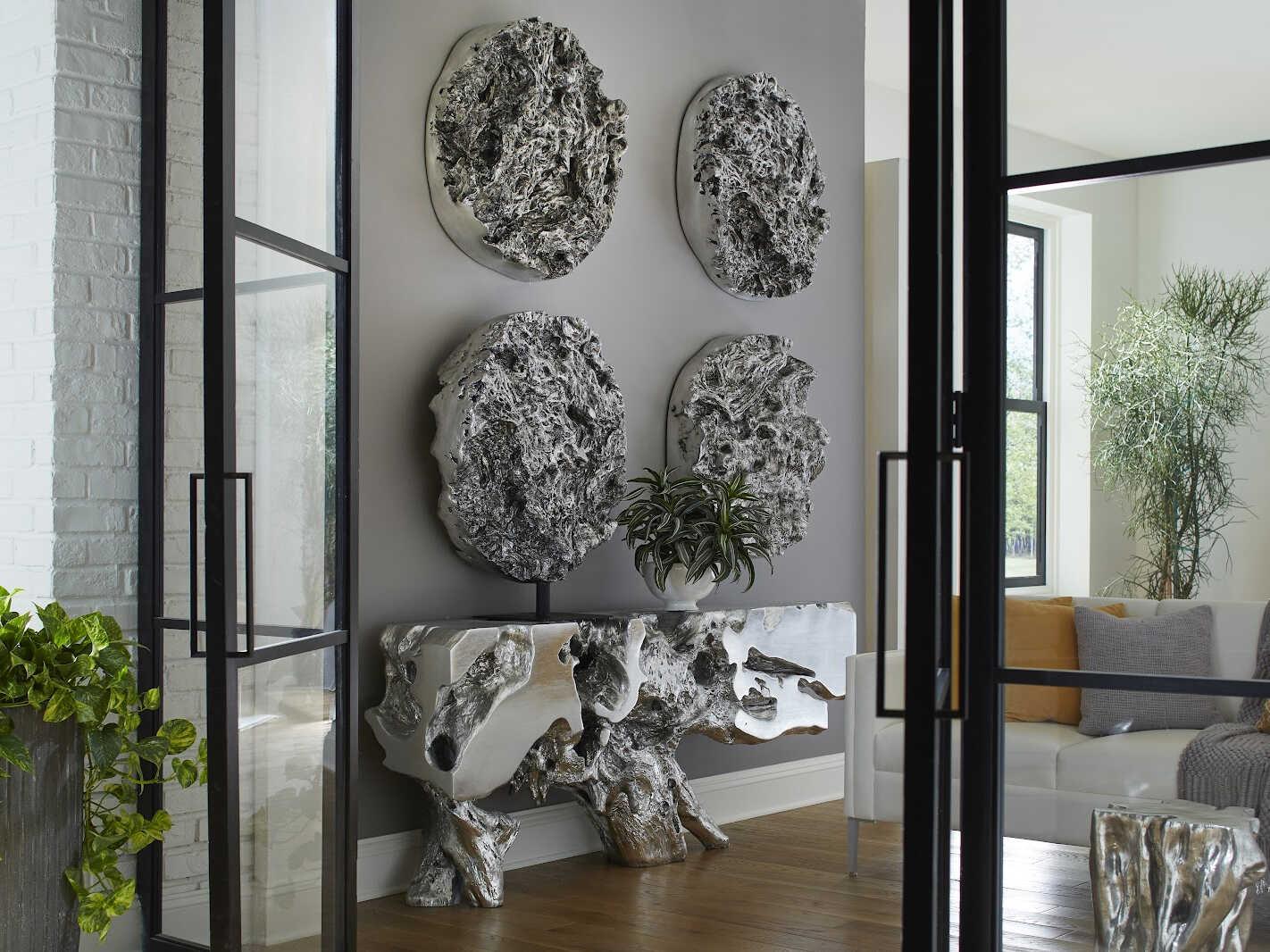 Phillips Collection Silver Leaf Sculpture