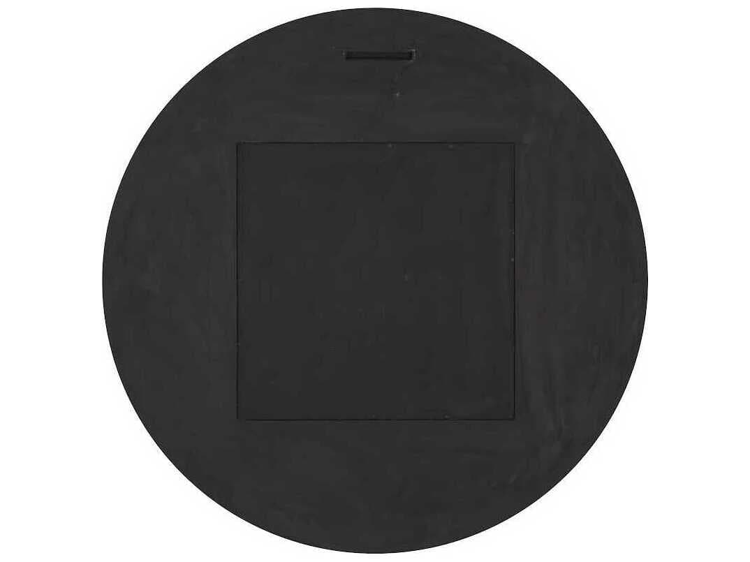 Phillips Collection Black & Gold Round Wall Mirror