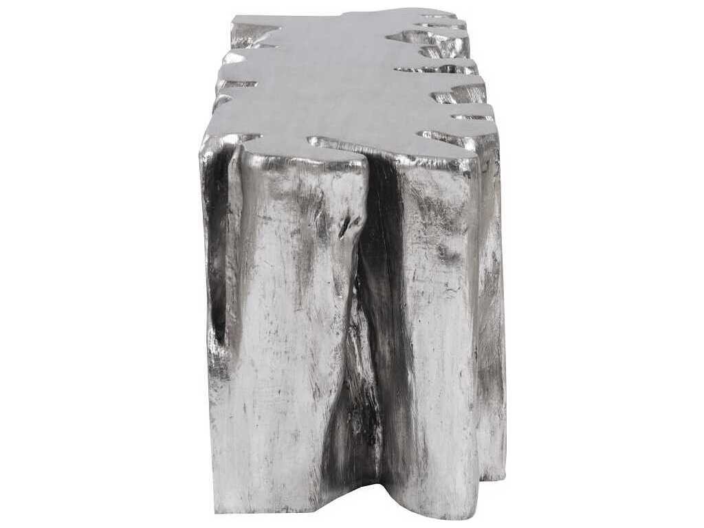 Phillips Collection Silver Leaf Accent Bench