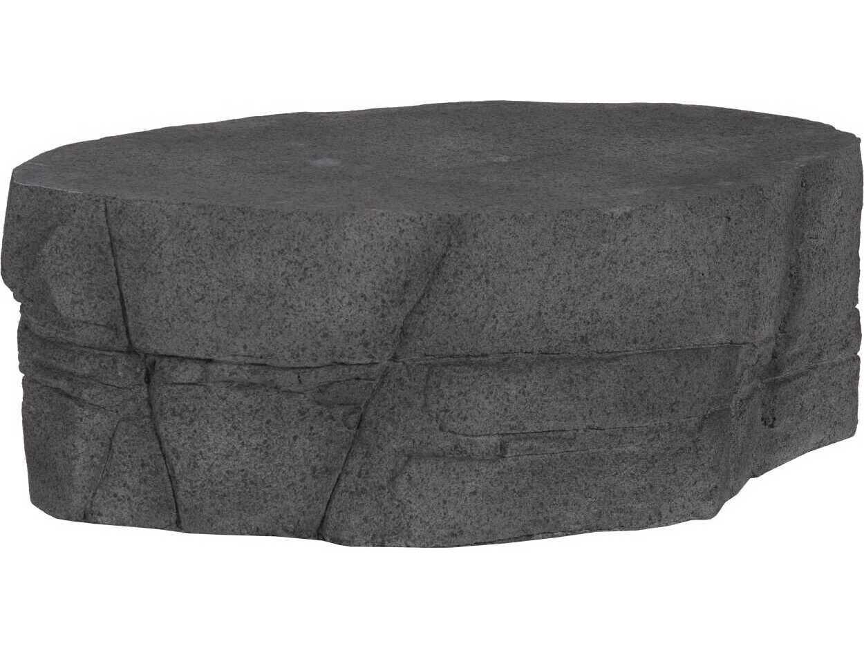 Phillips Collection Resin Slate Gray Coffee Table