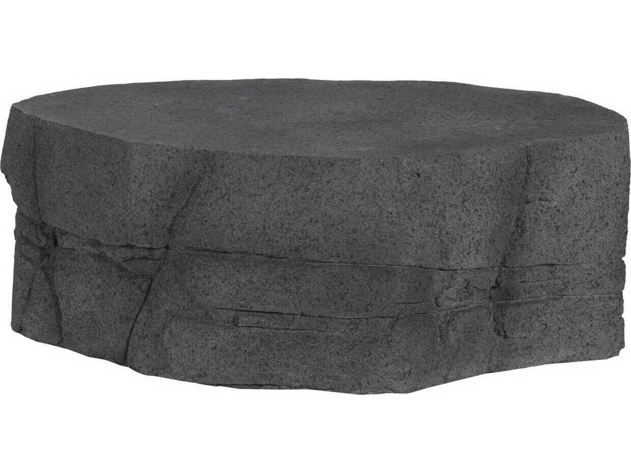 Phillips Collection Resin Slate Gray Coffee Table