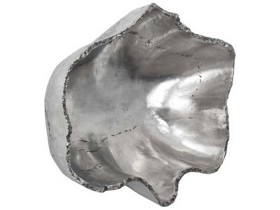 Phillips Collection Cast Onyx Wall Bowl Silver 3D Wall Art