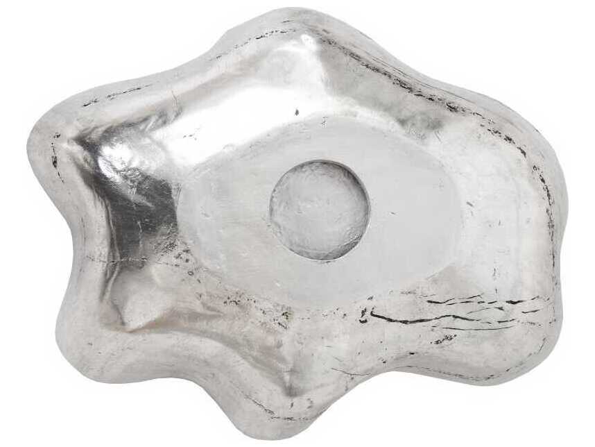 Phillips Collection Cast Onyx Wall Bowl Silver 3D Wall Art