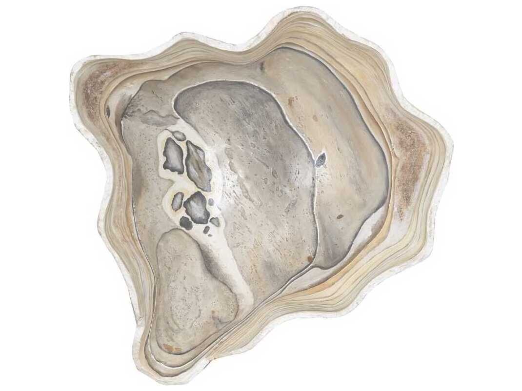 Phillips Collection Cast Onyx Wall Bowl Faux Finish 3D Wall Art