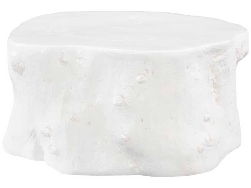 Phillips Collection Resin White Coffee Table