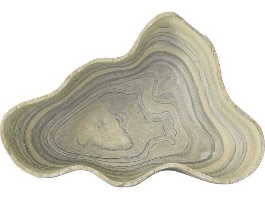 Phillips Collection Cast Naturals Gray Onyx Bowl