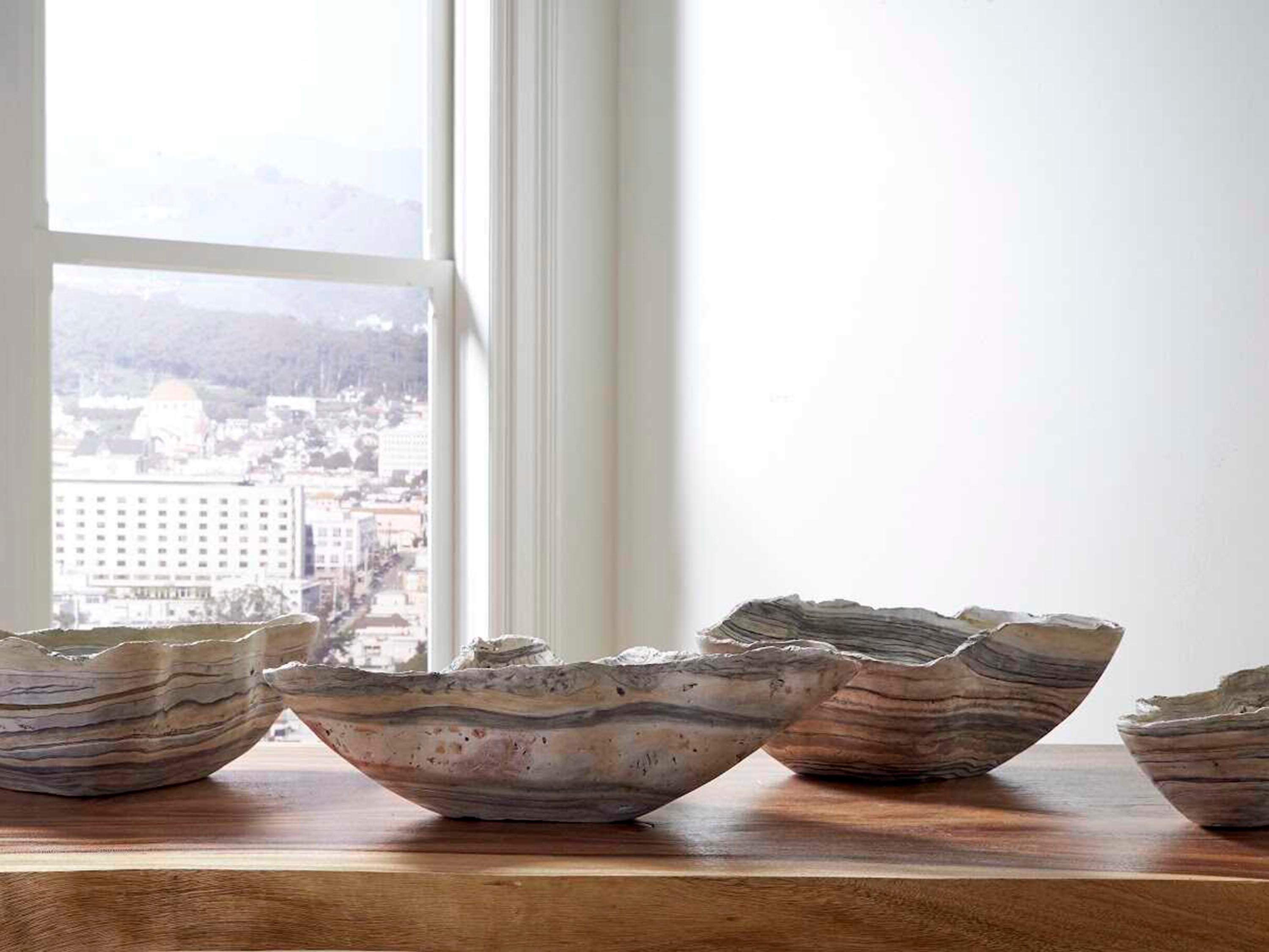 Phillips Collection Cast Naturals Gray Onyx Bowl