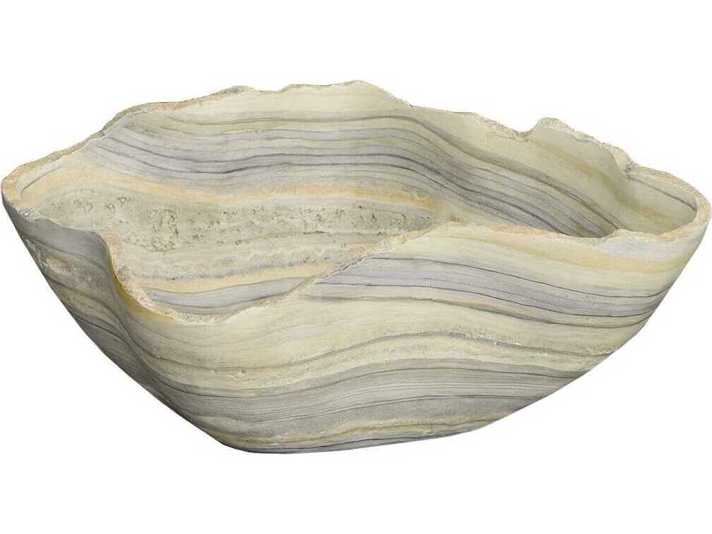 Phillips Collection Cast Naturals Gray Onyx Bowl
