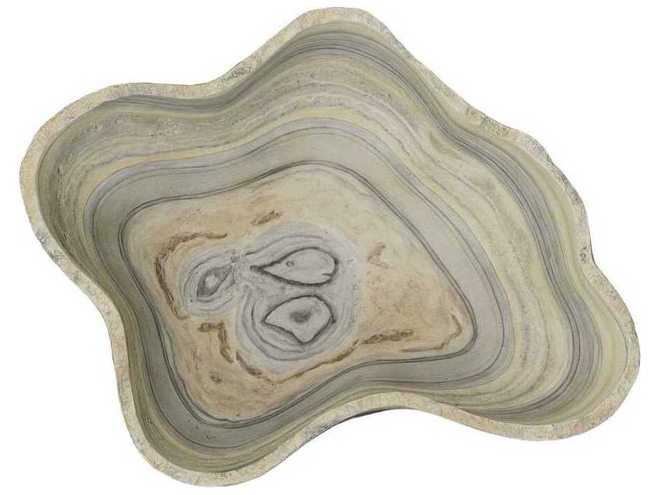 Phillips Collection Cast Naturals Gray Onyx Bowl