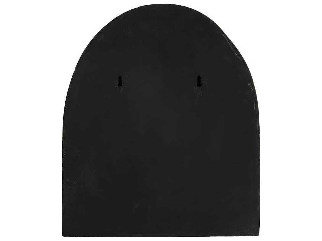 Phillips Collection Black and Silver Leaf Kiss Fashion Face Wood Wall Art