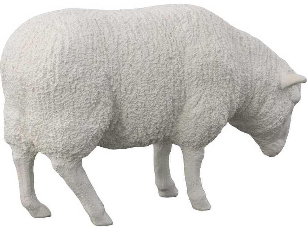 Phillips Collection Cast Gel Coat White Sheep Sculpture