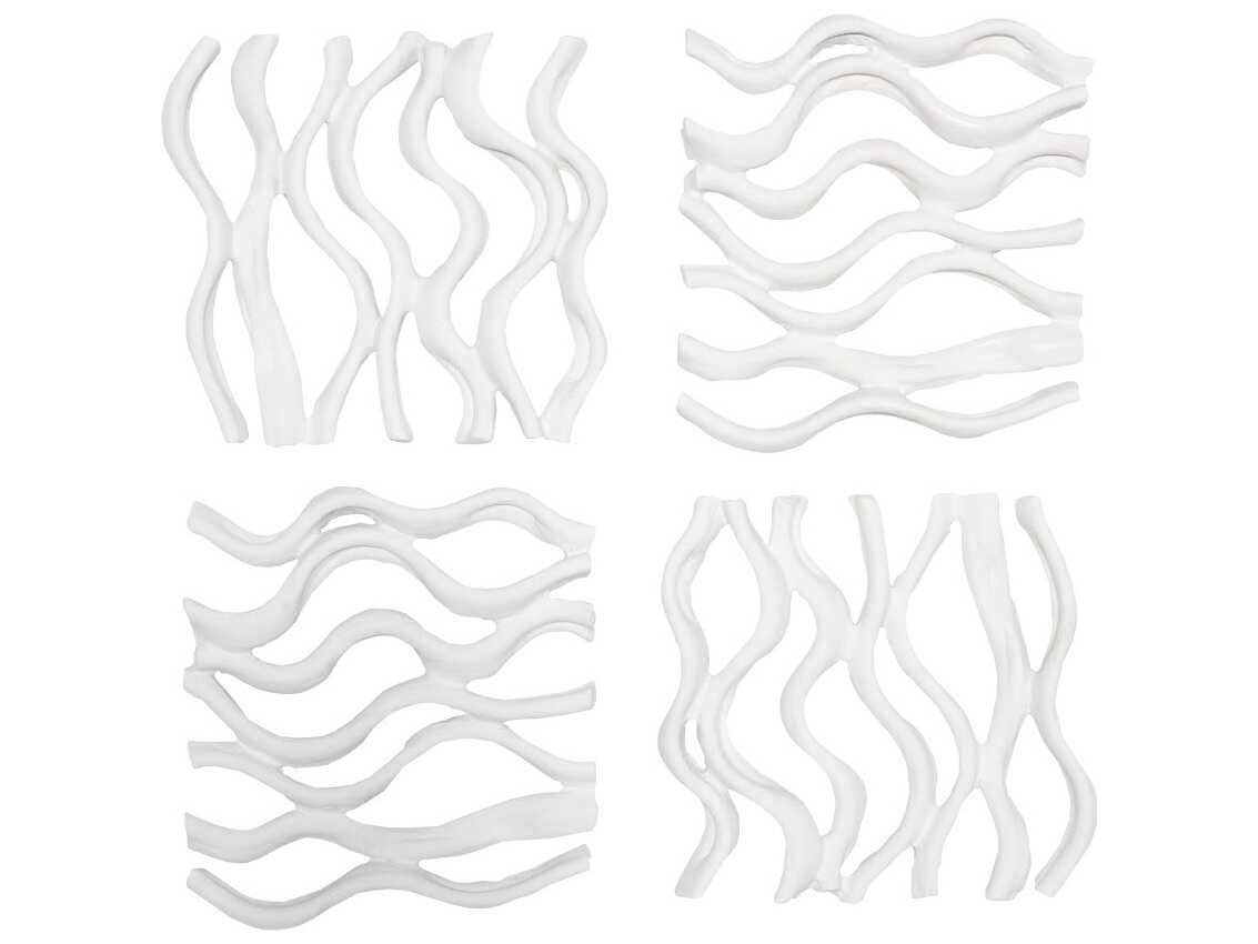 Phillips Collection Botanical Designs Vine Wall Tile Set of 4