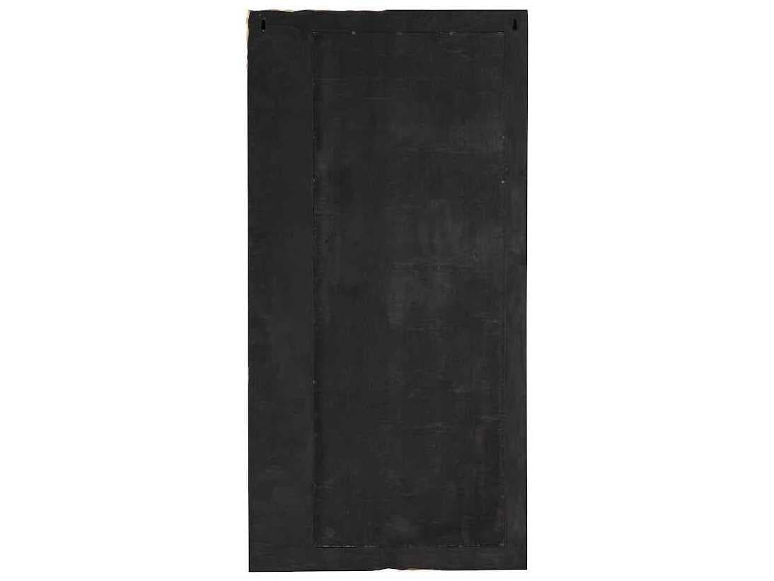 Phillips Collection Festive Glitz & Glam Mercury Gold Leaf Black Rectangular Floor Mirror