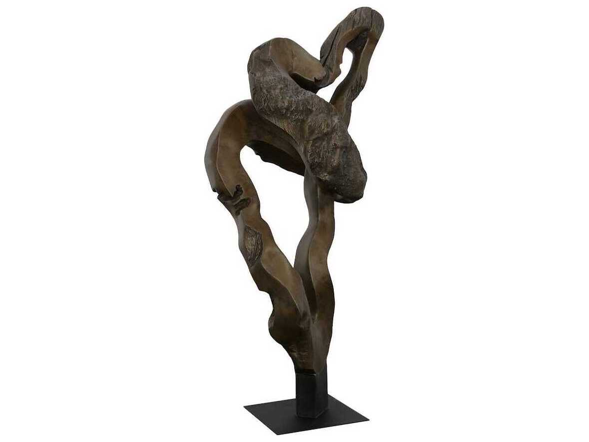 Phillips Collection Cast Naturals Bronze Brown Black Cast Teak Root Sculpture