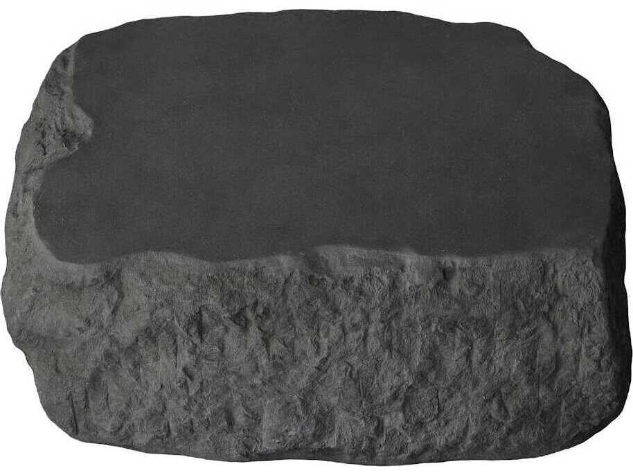 Phillips Collection Quarry Resin Charcoal Stone Gray Coffee Table