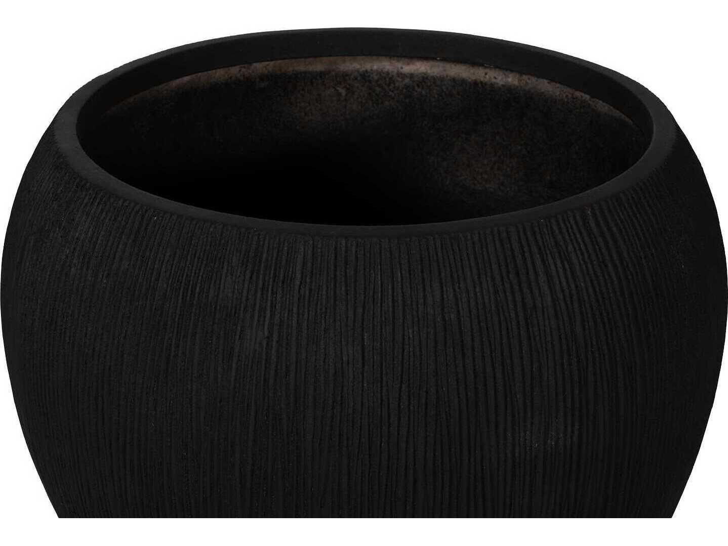 Phillips Collection Black Small Filament Planter