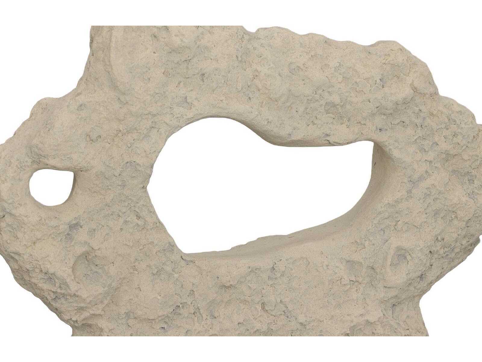 Phillips Collection Roman Stone Off White Cast Stone Table Top Sculpture