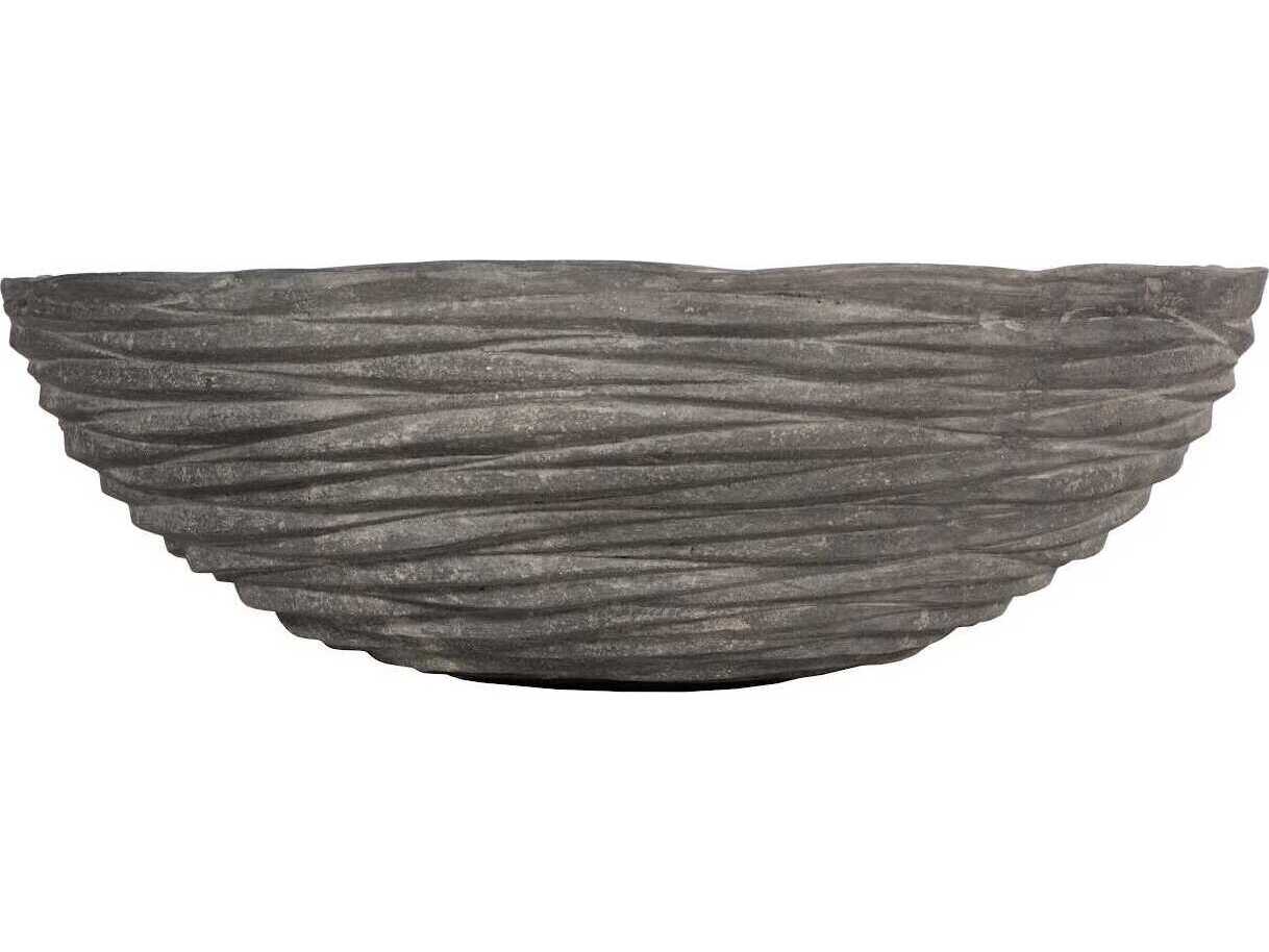 Phillips Collection Waves Bowl Gray Decorative Plate