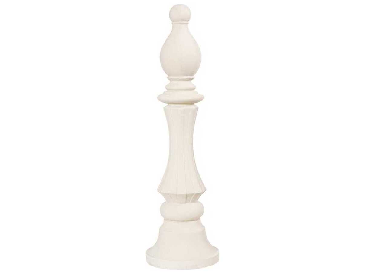 Phillips Collection White Bishop Chess Sculpture