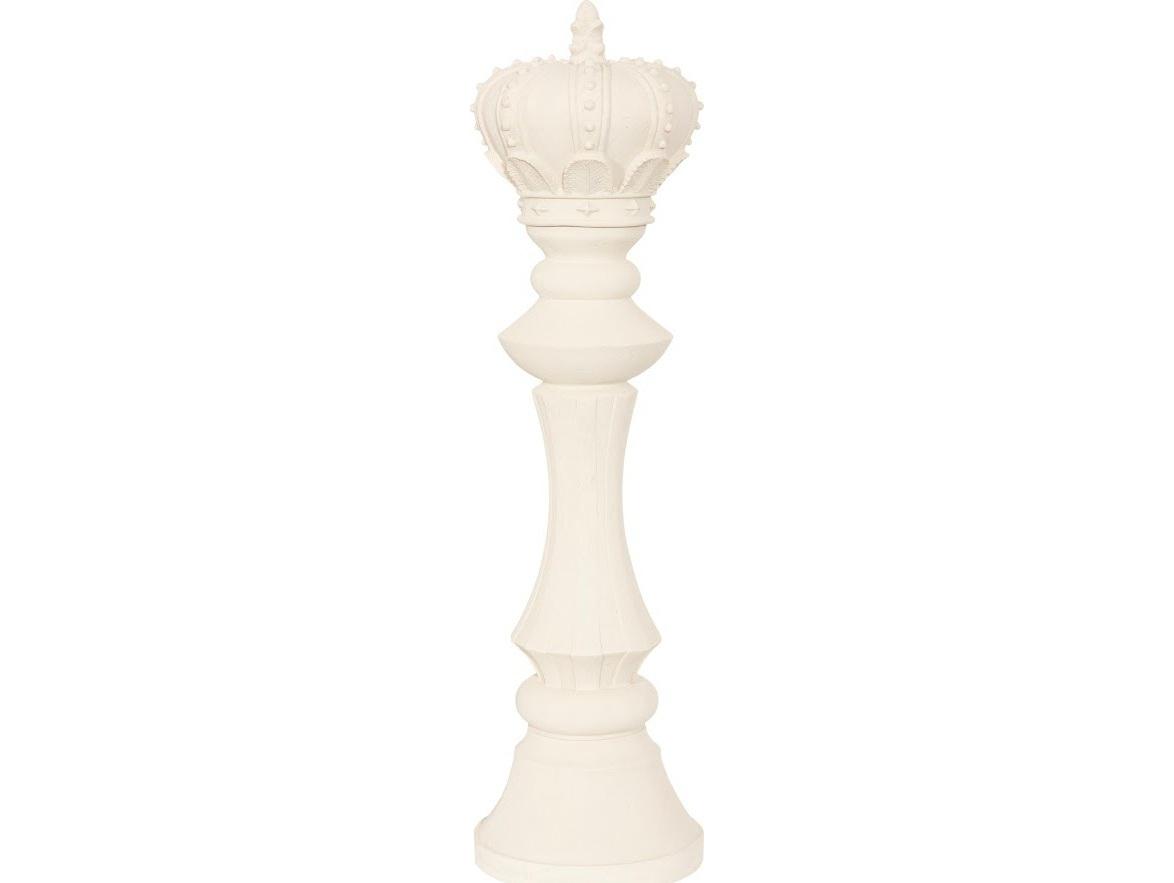 Phillips Collection King Chess Off White Sculpture