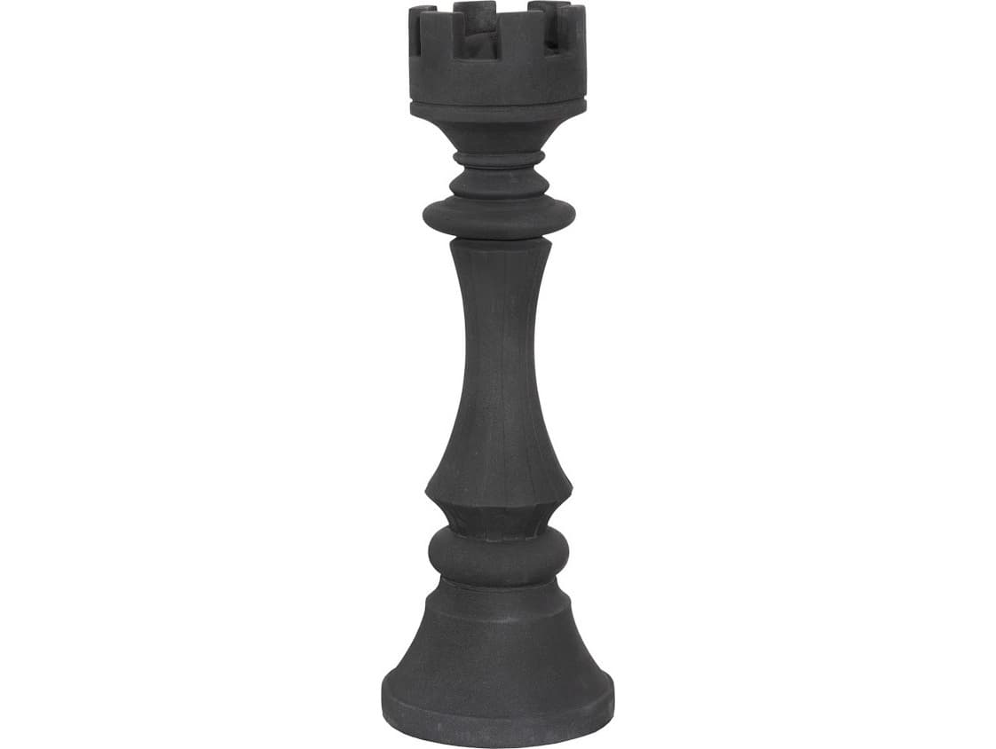 Phillips Collection Rook Chess Black Sculpture