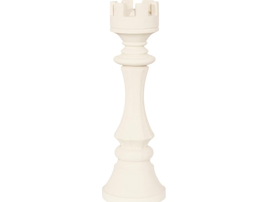 Phillips Collection Rook Chess Off White Sculpture