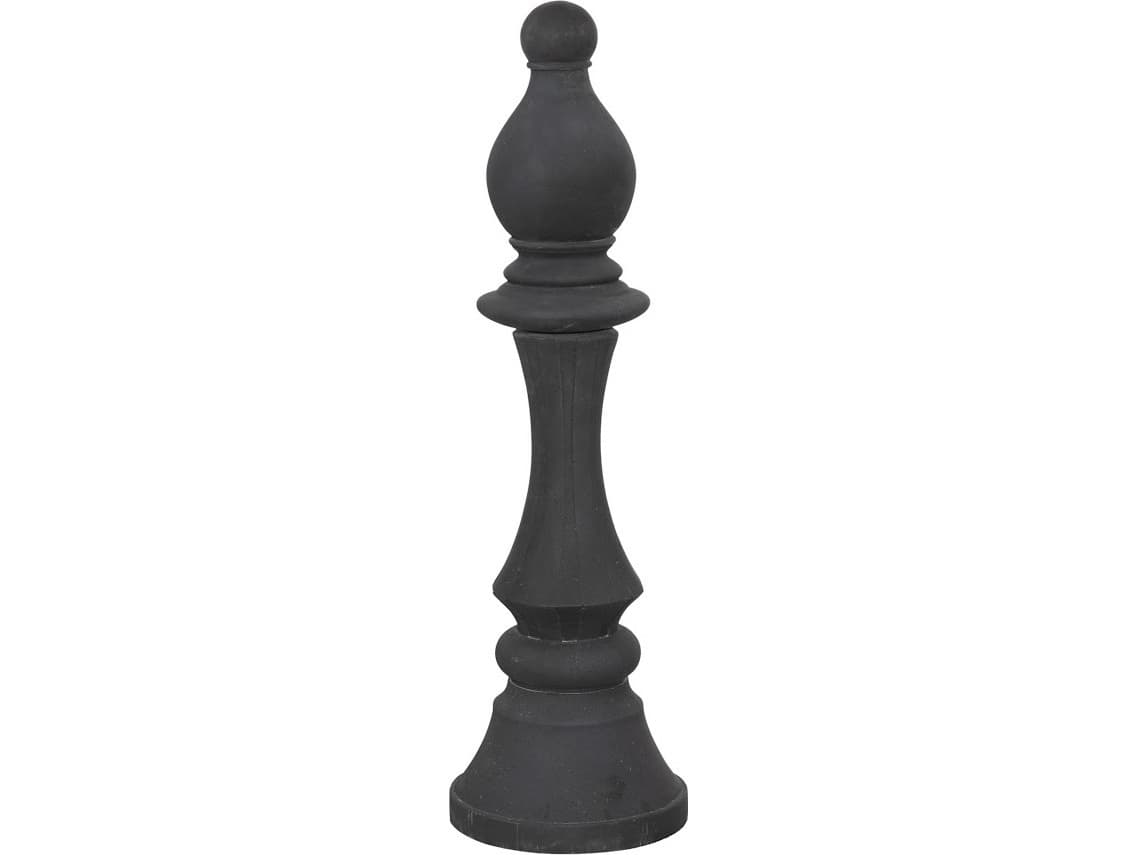 Phillips Collection Bishop Chess Black Sculpture