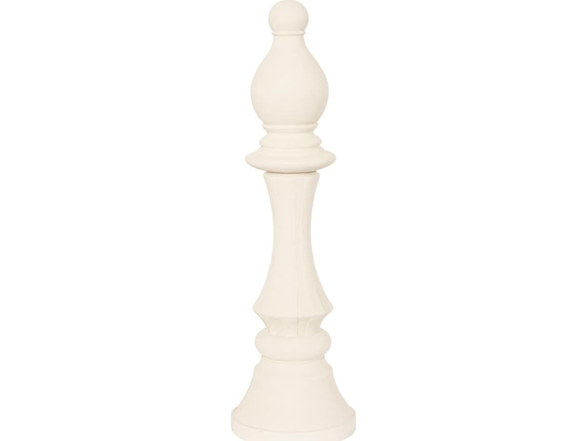 Phillips Collection Bishop Chess Off White Sculpture