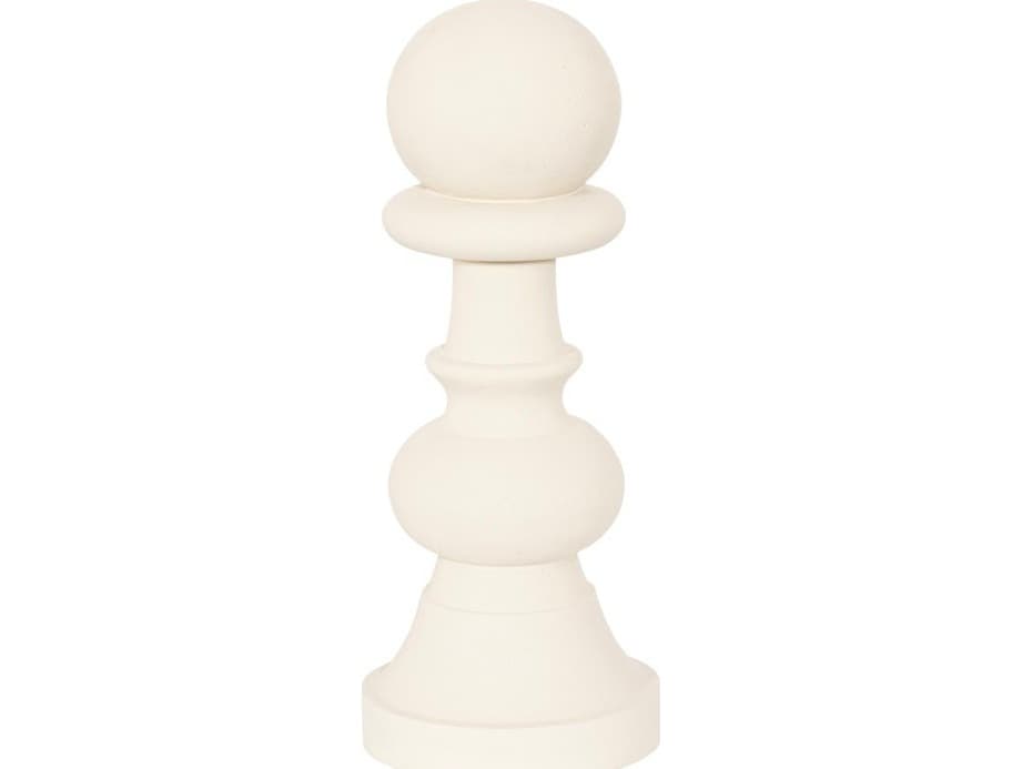 Phillips Collection Pawn Chess Off White Sculpture