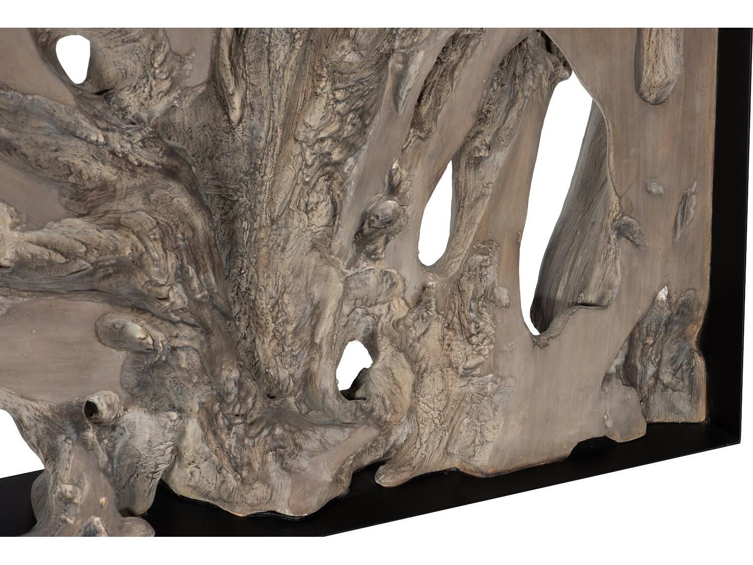 Phillips Collection Rectangular Metal Black Gray Console Table