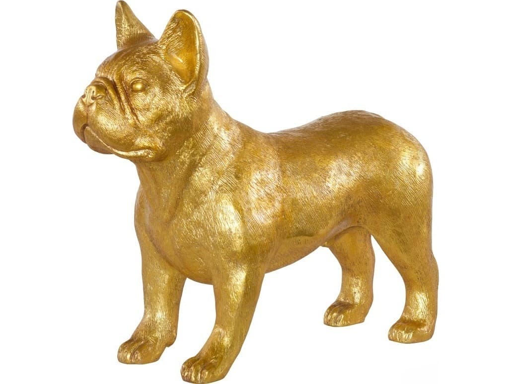 Phillips Collection French Bulldog Gold Leaf Sculpture