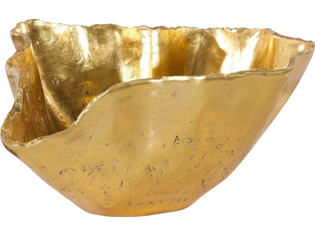 Phillips Collection Gold Leaf Decorative Plate