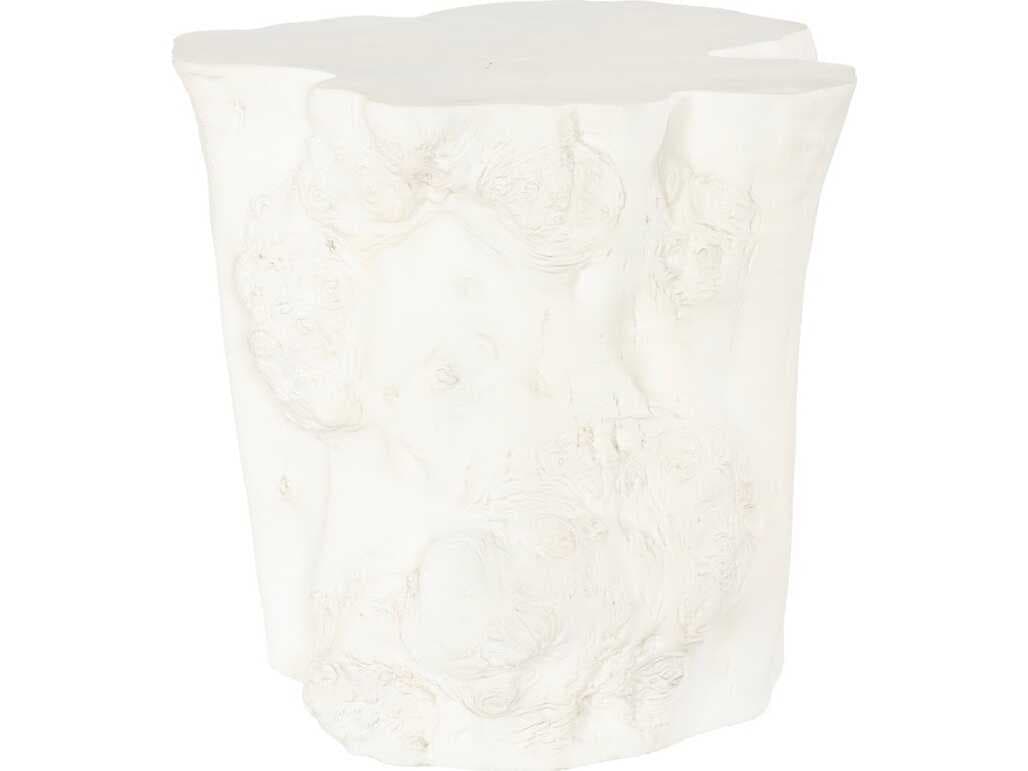 Phillips Collection Resin White End Table