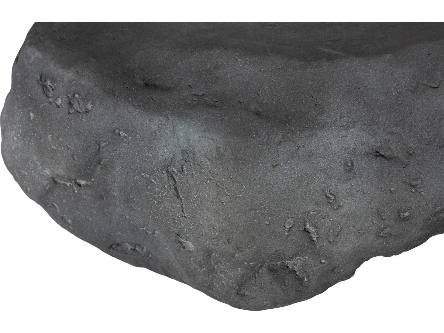 Phillips Collection Resin Gray Charcoal Coffee Table