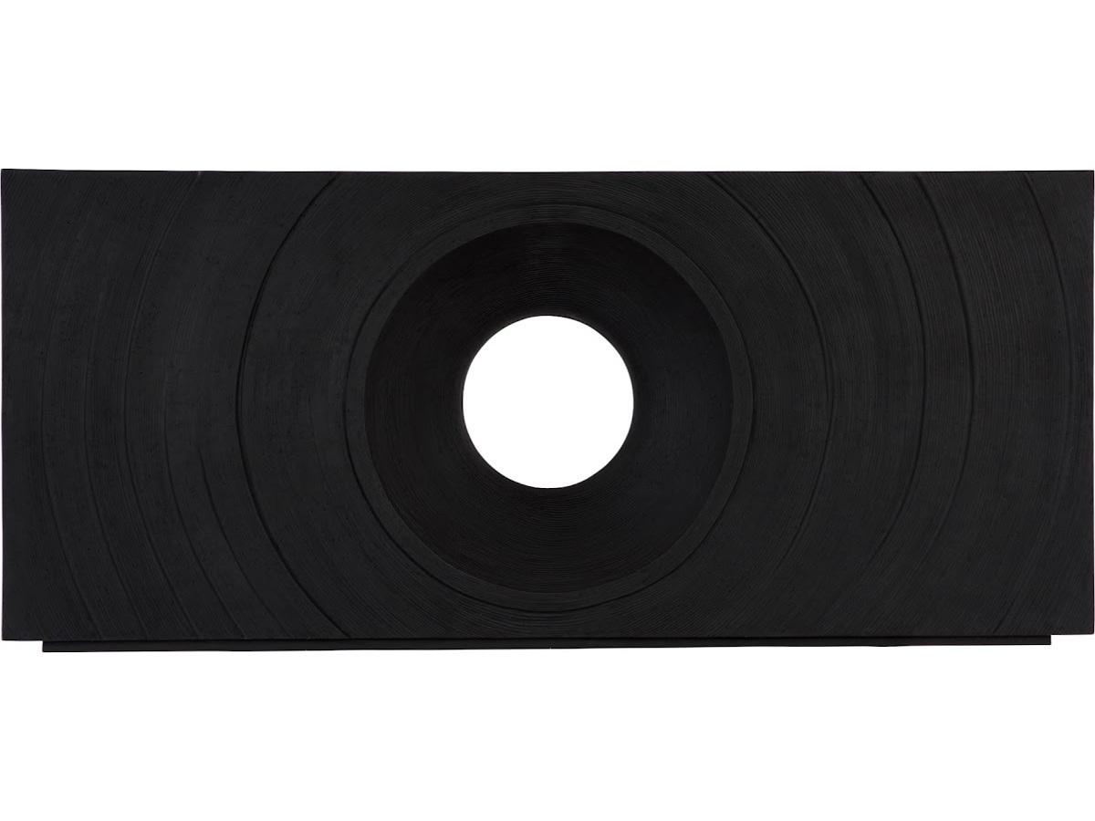 Phillips Collection Rectangular Black Resin Console Table