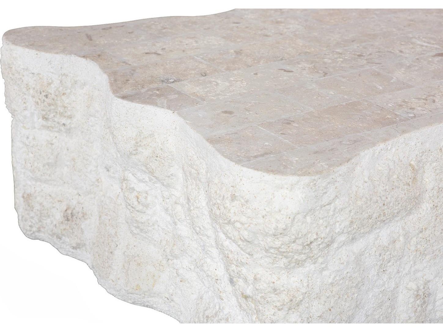 Phillips Collection Rectangular Stone Coffee Table