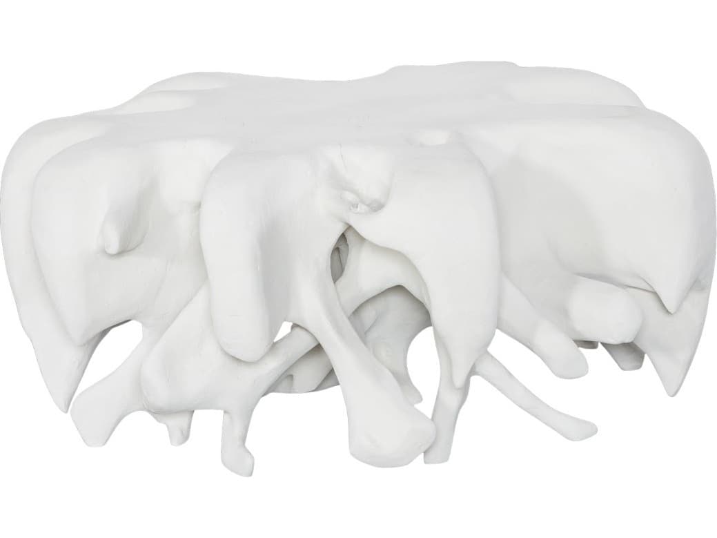 Phillips Collection Resin Off White Coffee Table